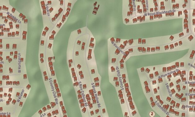 Beautifully Detailed Map of Arizona City, Arizona