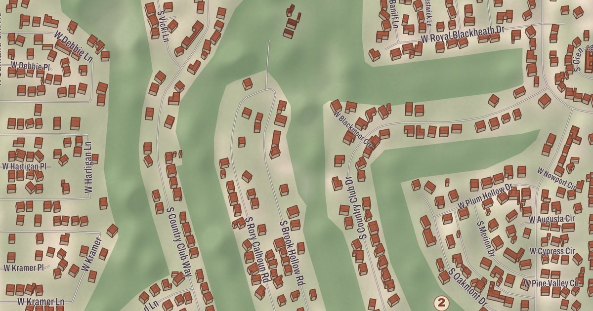 Beautifully Detailed Map of Arizona City, Arizona