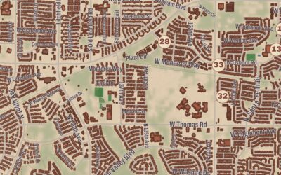 Beautifully Detailed Map of Avondale, Arizona