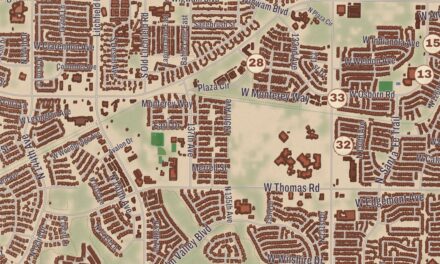 Beautifully Detailed Map of Avondale, Arizona