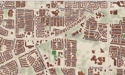 Beautifully Detailed Map of Avondale, Arizona