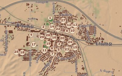 Beautifully Detailed Map of Benson, Arizona