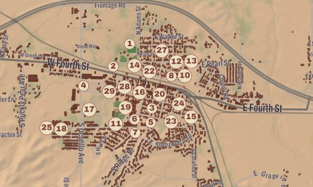 Beautifully Detailed Map of Benson, Arizona