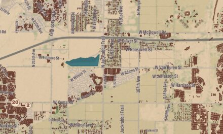 Beautifully Detailed Map of Buckeye, Arizona