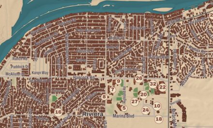 Beautifully Detailed Map of Bullhead City, Arizona