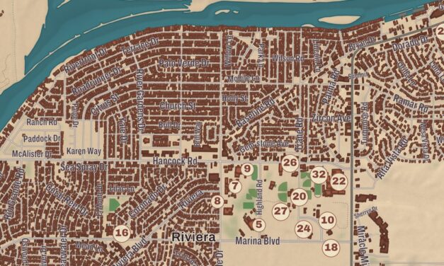 Beautifully Detailed Map of Bullhead City, Arizona
