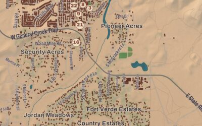 Beautifully Detailed Map of Camp Verde, Arizona