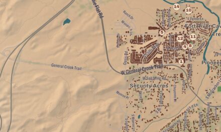 Beautifully Detailed Map of Camp Verde, Arizona