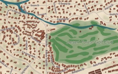 Beautifully Detailed Map of Carefree, Arizona