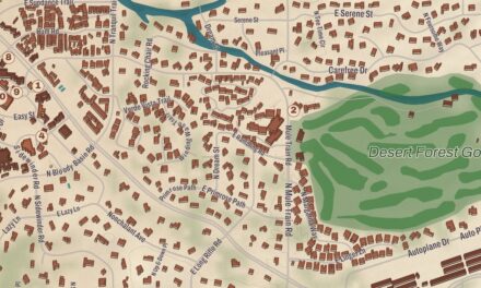 Beautifully Detailed Map of Carefree, Arizona