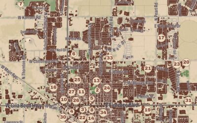 Beautifully Detailed Map of Casa Grande, Arizona