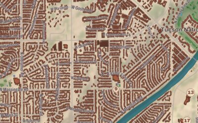 Beautifully Detailed Map of Casas Adobes, Arizona