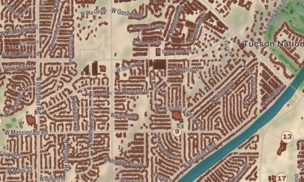 Beautifully Detailed Map of Casas Adobes, Arizona