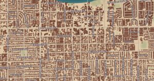 Catalina Foothills, Arizona map detail