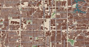 Chandler, Arizona map detail