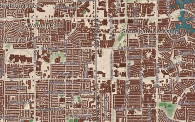 Beautifully Detailed Map of Chandler, Arizona