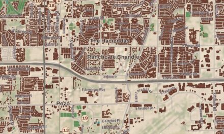 Beautifully Detailed Map of Chandler, Arizona