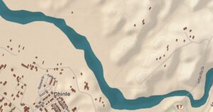 Chinle, Arizona map detail
