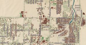 Chino Valley, Arizona map detail