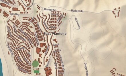 Beautifully Detailed Map of Clifton, Arizona