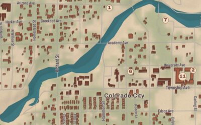 Beautifully Detailed Map of Colorado City, Arizona