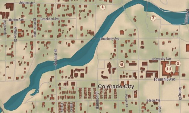 Beautifully Detailed Map of Colorado City, Arizona
