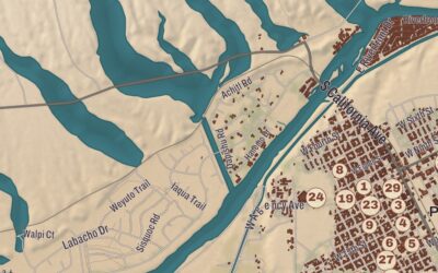 Beautifully Detailed Map of Colorado River Indian Tribes, Arizona