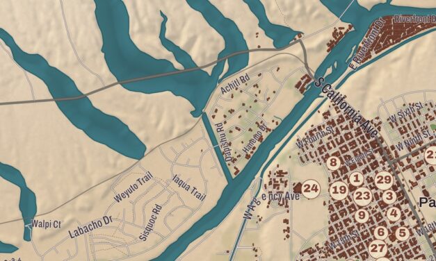Beautifully Detailed Map of Colorado River Indian Tribes, Arizona