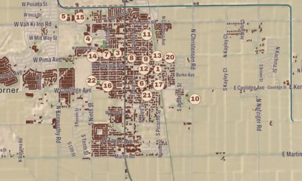 Beautifully Detailed Map of Coolidge, Arizona