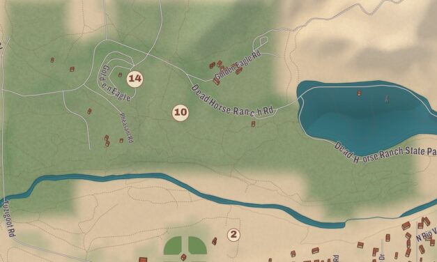 Beautifully Detailed Map of Cottonwood, Arizona
