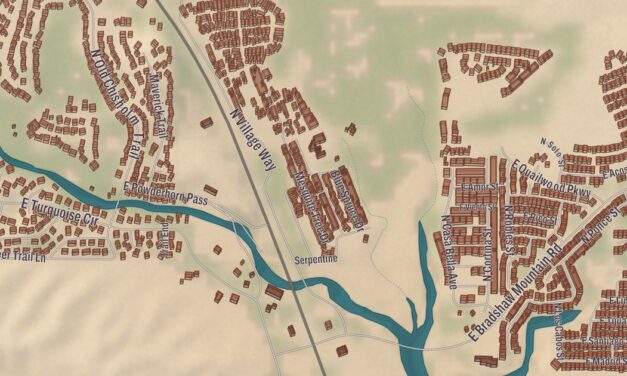 Beautifully Detailed Map of Dewey-Humboldt, Arizona
