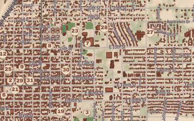 Beautifully Detailed Map of Douglas, Arizona