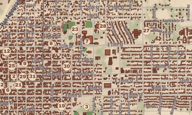 Beautifully Detailed Map of Douglas, Arizona