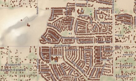 Beautifully Detailed Map of Drexel Heights, Arizona