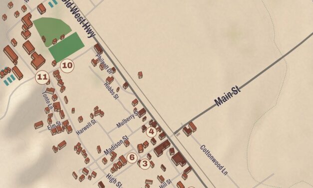 Beautifully Detailed Map of Duncan, Arizona