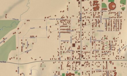 Beautifully Detailed Map of Eagar, Arizona