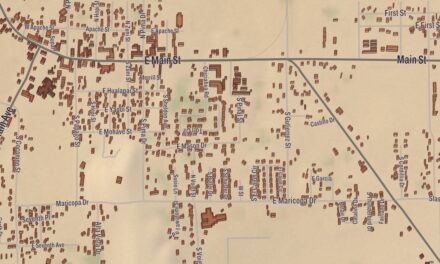 Beautifully Detailed Map of Eagar, Arizona