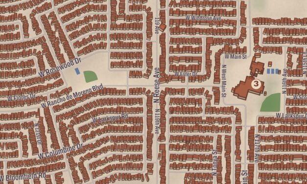 Beautifully Detailed Map of El Mirage, Arizona