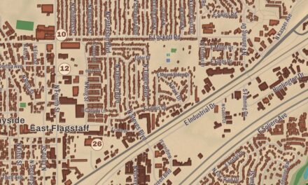 Beautifully Detailed Map of Flagstaff, Arizona