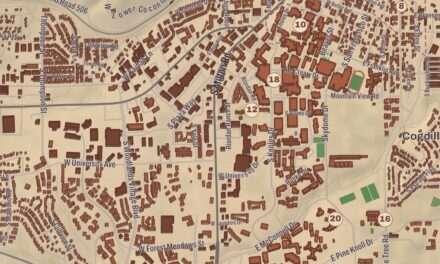Beautifully Detailed Map of Flagstaff, Arizona