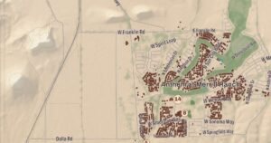 Florence, Arizona map detail