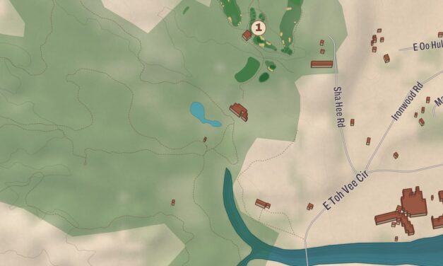 Beautifully Detailed Map of Fort McDowell Yavapai Nation, Arizona