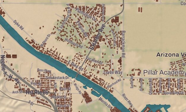 Beautifully Detailed Map of Fort Mojave Indian Tribe, Arizona