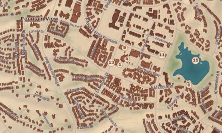 Beautifully Detailed Map of Fountain Hills, Arizona