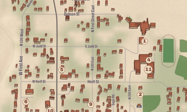 Beautifully Detailed Map of Fredonia, Arizona