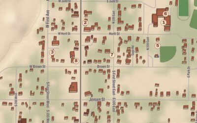 Beautifully Detailed Map of Fredonia, Arizona