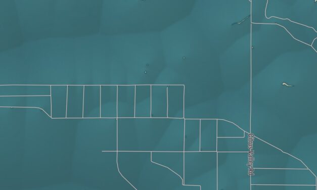Beautifully Detailed Map of Gila Bend, Arizona