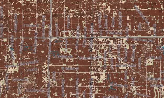 Beautifully Detailed Map of Gila River Indian Community, Arizona