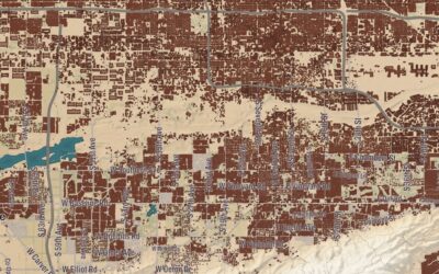 Beautifully Detailed Map of Gila River Indian Community, Arizona