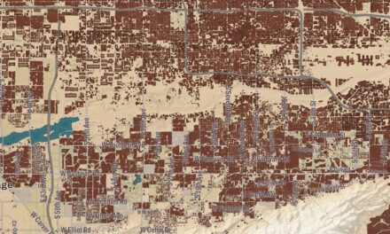 Beautifully Detailed Map of Gila River Indian Community, Arizona